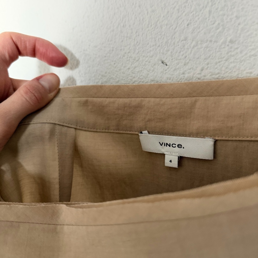 Vince Asymmetrical Beige Skirt - Picture 10 of 10